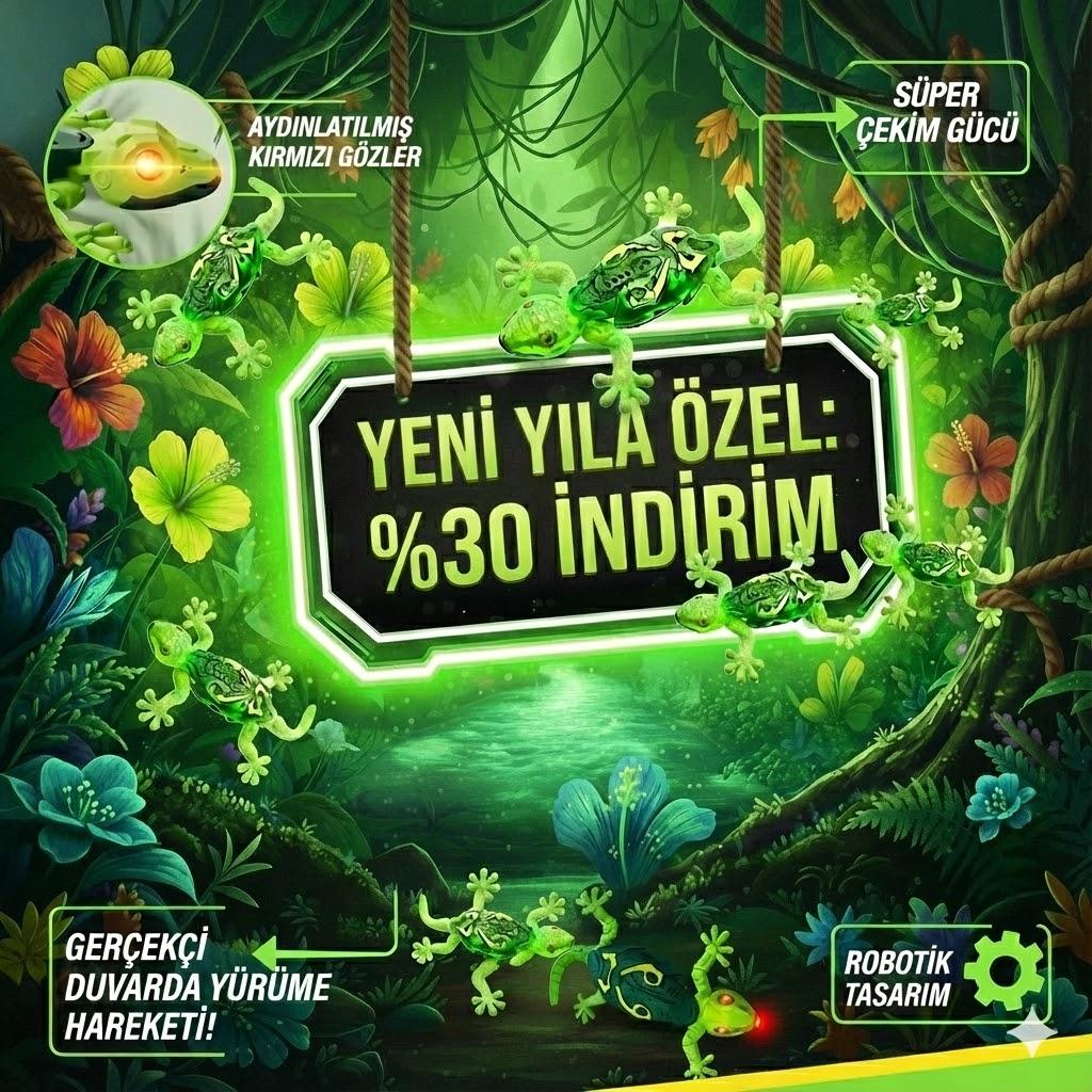 Liekicked Duvara Tırmanan Kertenkele